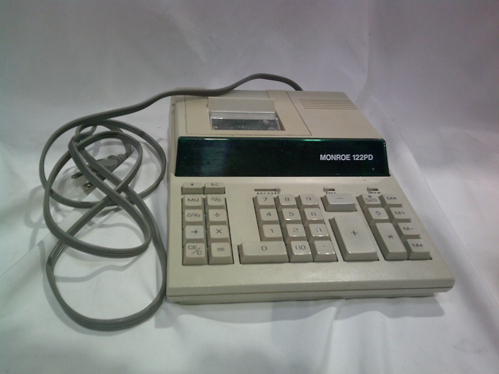 Lot of 3: Monroe Calculator 122PD Printing Calculator - Vintage, For Parts