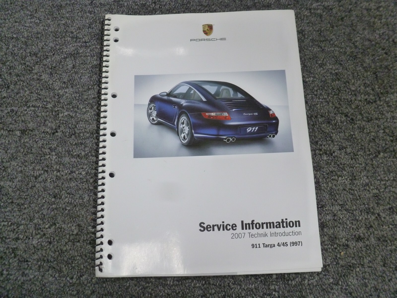 2007-2012 Porsche 911 Targa Glass Roof Body Service Manual 2008 2009 2010 2011