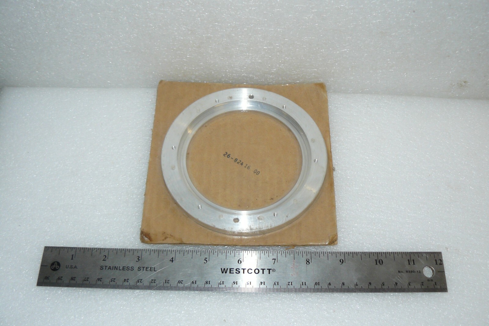 NEW AMAT APPLIED MATERIALS 26-82416 00 VIEWPORT VIEW PORT SHIELD ALUMINUM