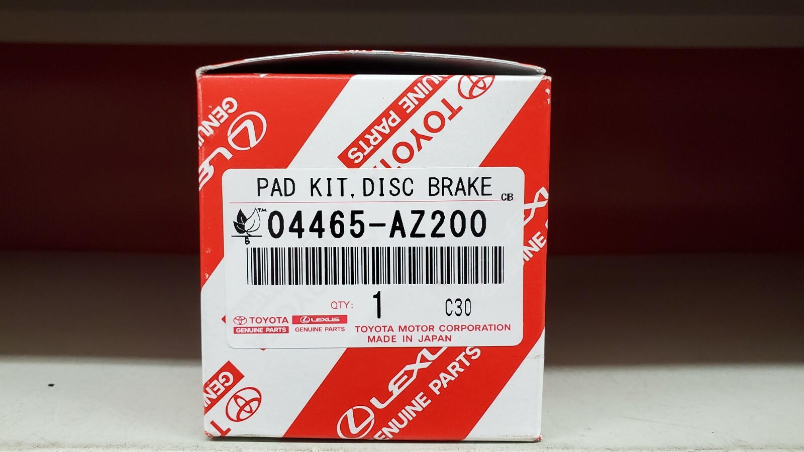 Toyota Tundra 2000-2006 Front Genuine OEM Ceramic Brake Pads w/Shims 04465-AZ200