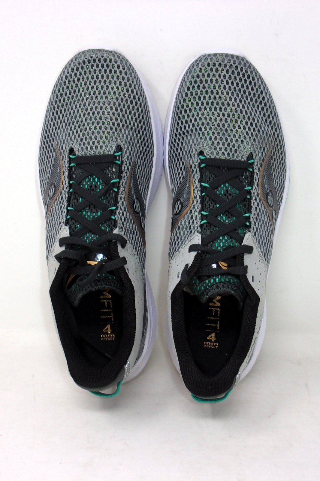 Saucony Men's Kinvara 14 Sneakers, Fossil/Palm, 8.5 US, USED