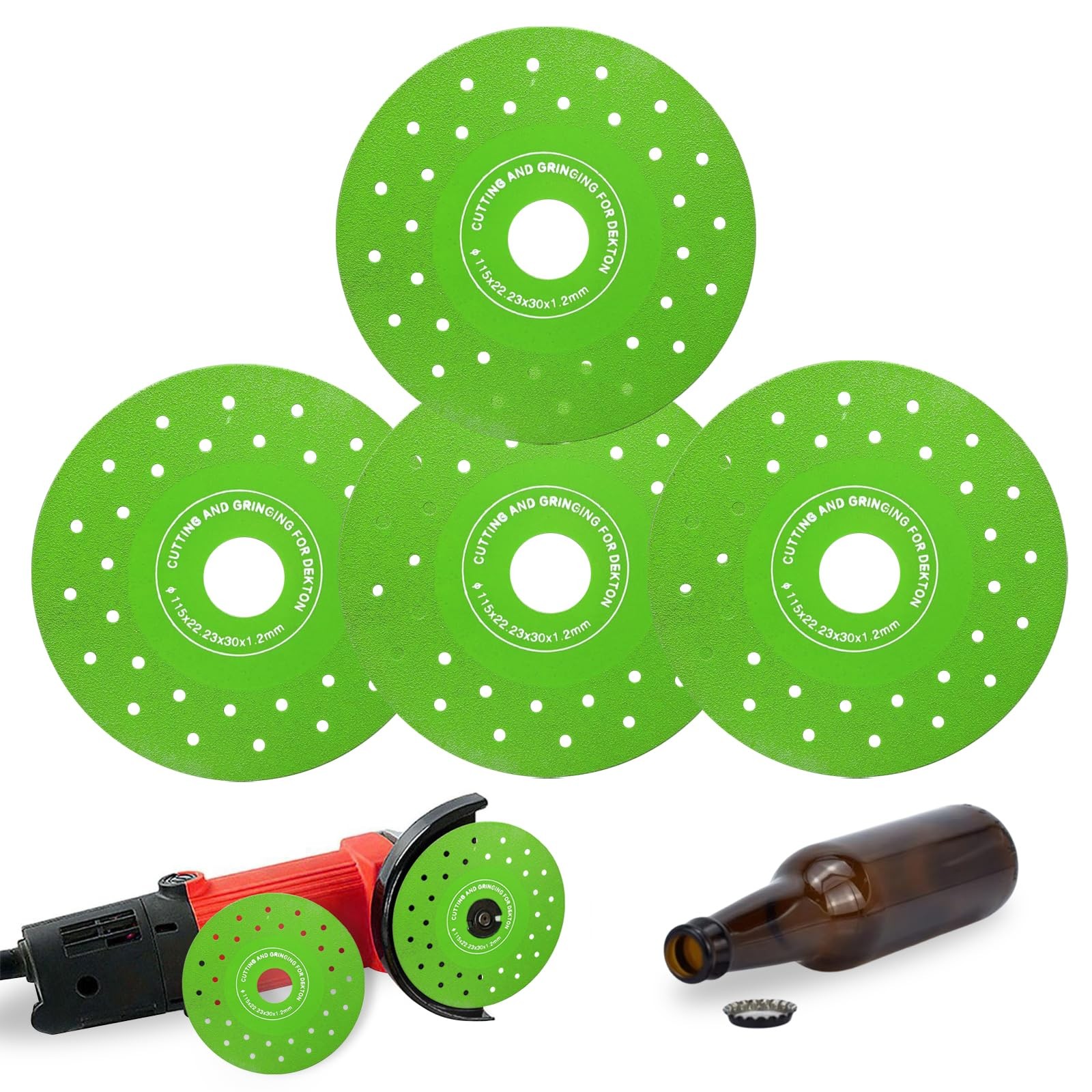 4-1/2" Rock Slab Grinding Disc,Discos para Cortar Ceramica,Marble,Tile, Diamo...