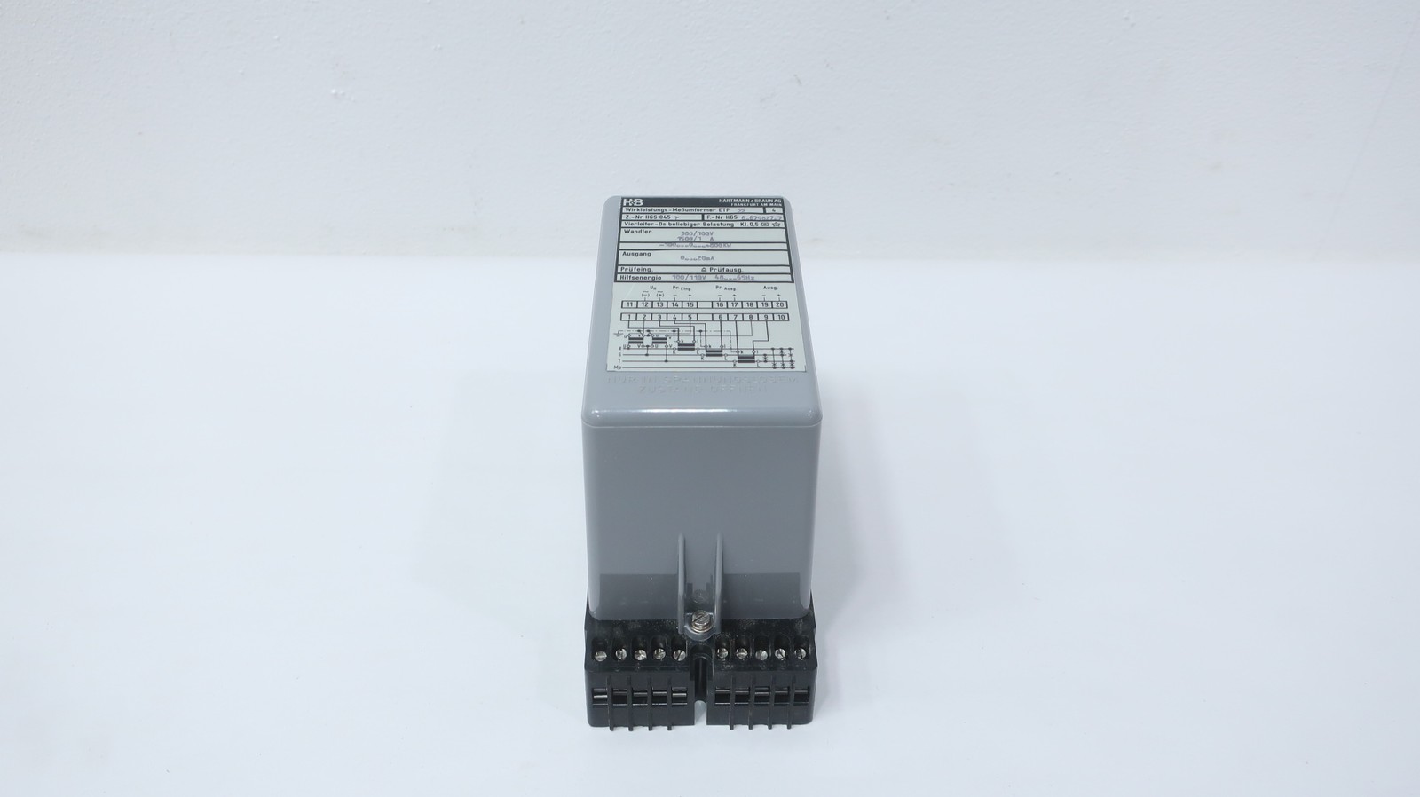 Hartmann & Braun ETP 35 HGS-8451 Electronic Transducer 100/380v-ac -1000-3000kw