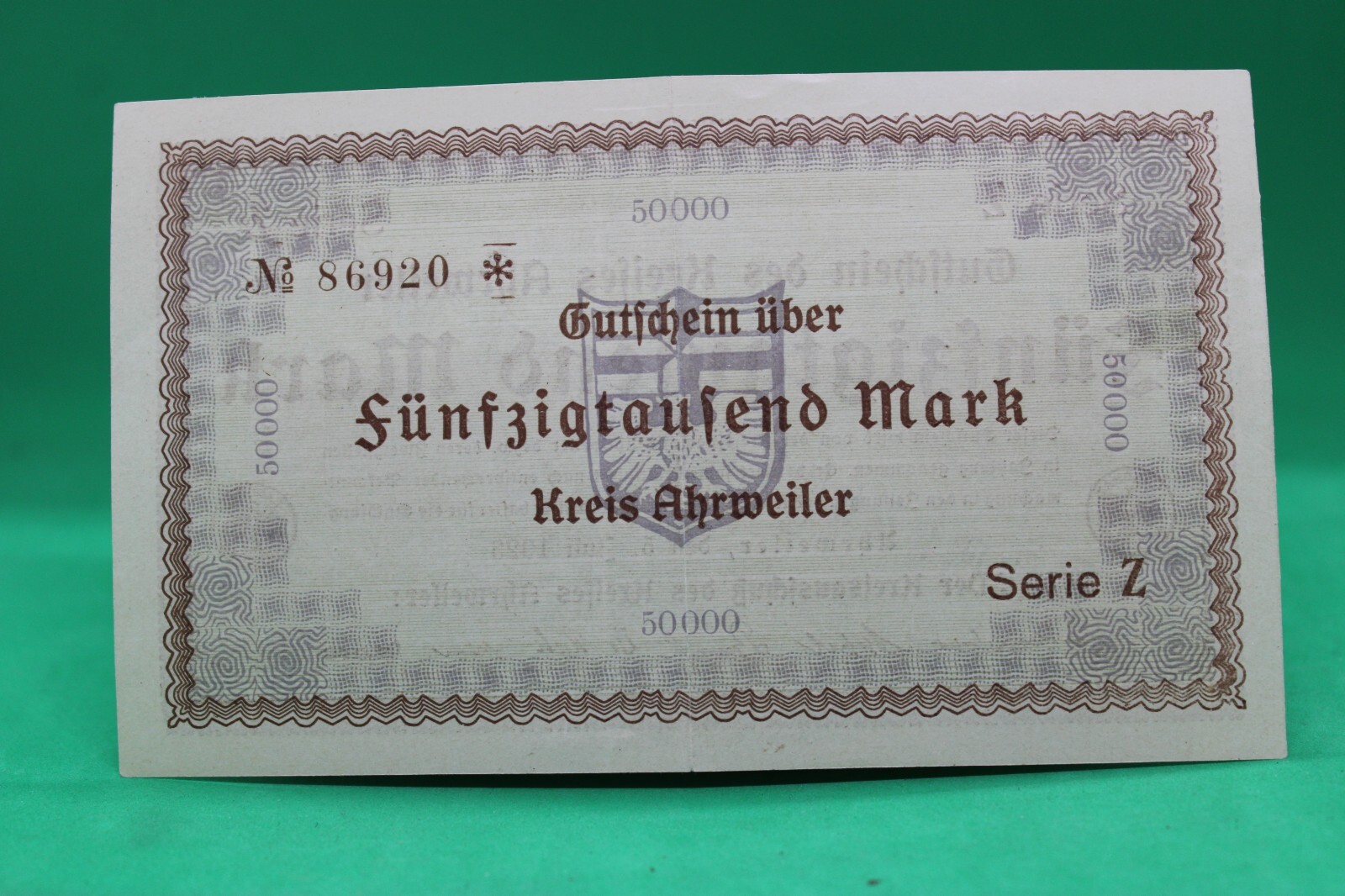 1923 Germany 50000 Marks 86920