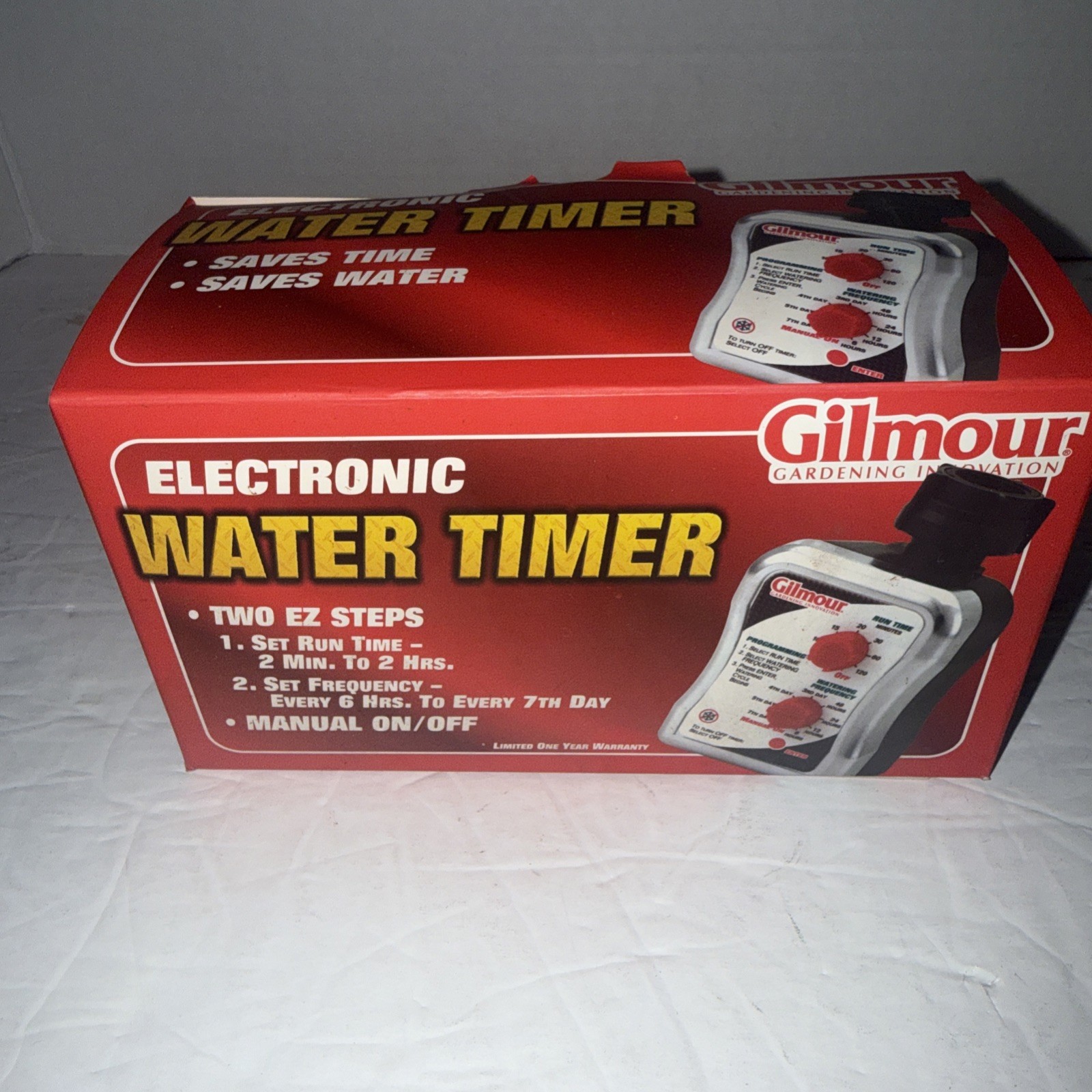 New Gilmour 9100NGF Electronic Water Timer Controller, 2 to 120 Minutes Run Time