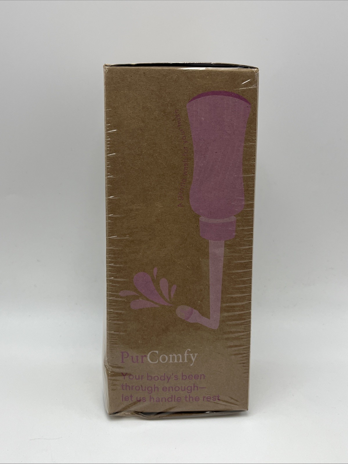PurComfy Upside Down Peri Bottle for Postpartum Care Large 11oz Purple BPA Free