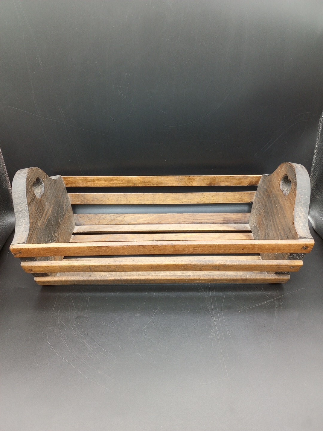 Casa Larga Vineyard Fairport NY Wood Slat Basket