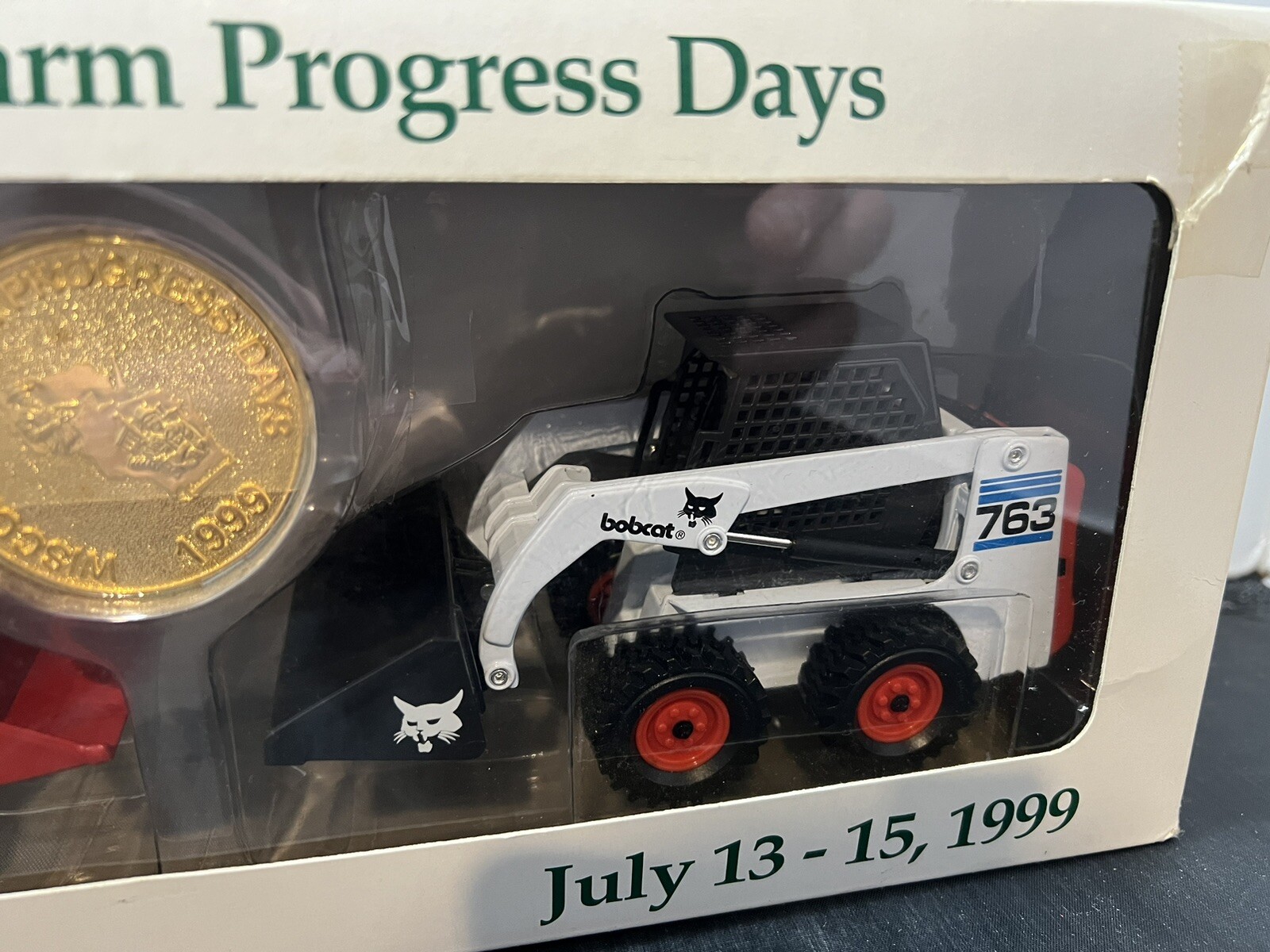 Rare WI 1999 Farm Progress Days- Melroe loader & 763 Bobcat loader/ Numbered set
