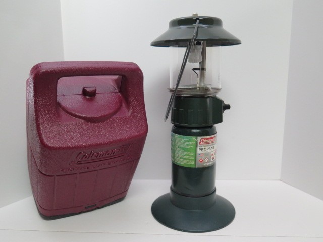 Coleman Model 5154B700 Electronic Ignition Portable Propane Lantern EXCELLENT!