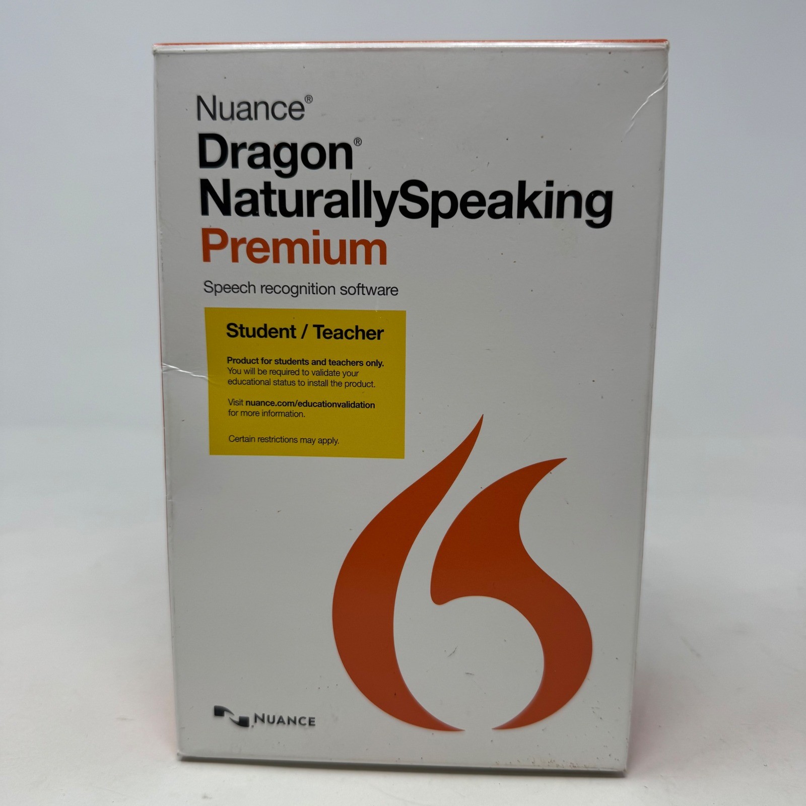 Nuance Dragon NaturallySpeaking Premium 13 Student Teacher Software with Headset