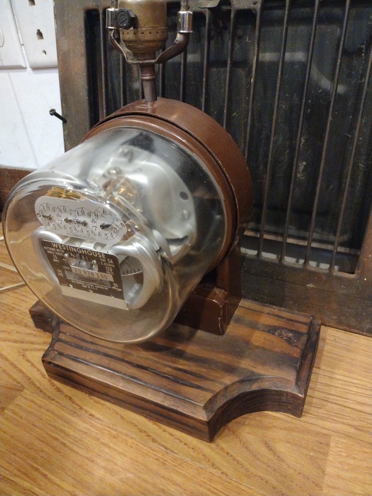 Working Vintage Westinghouse Electrical Meter Lamp