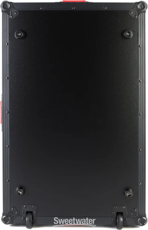 Pioneer DJ DDJ-FLX10 DJ Controller and Upper Deck Flight Case with LED Lights -