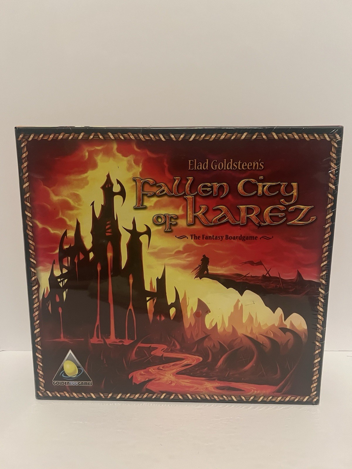 NEW SEALED - FALLEN CITY OF KAREZ Fantasy Board Game By Golden Egg Games - READ