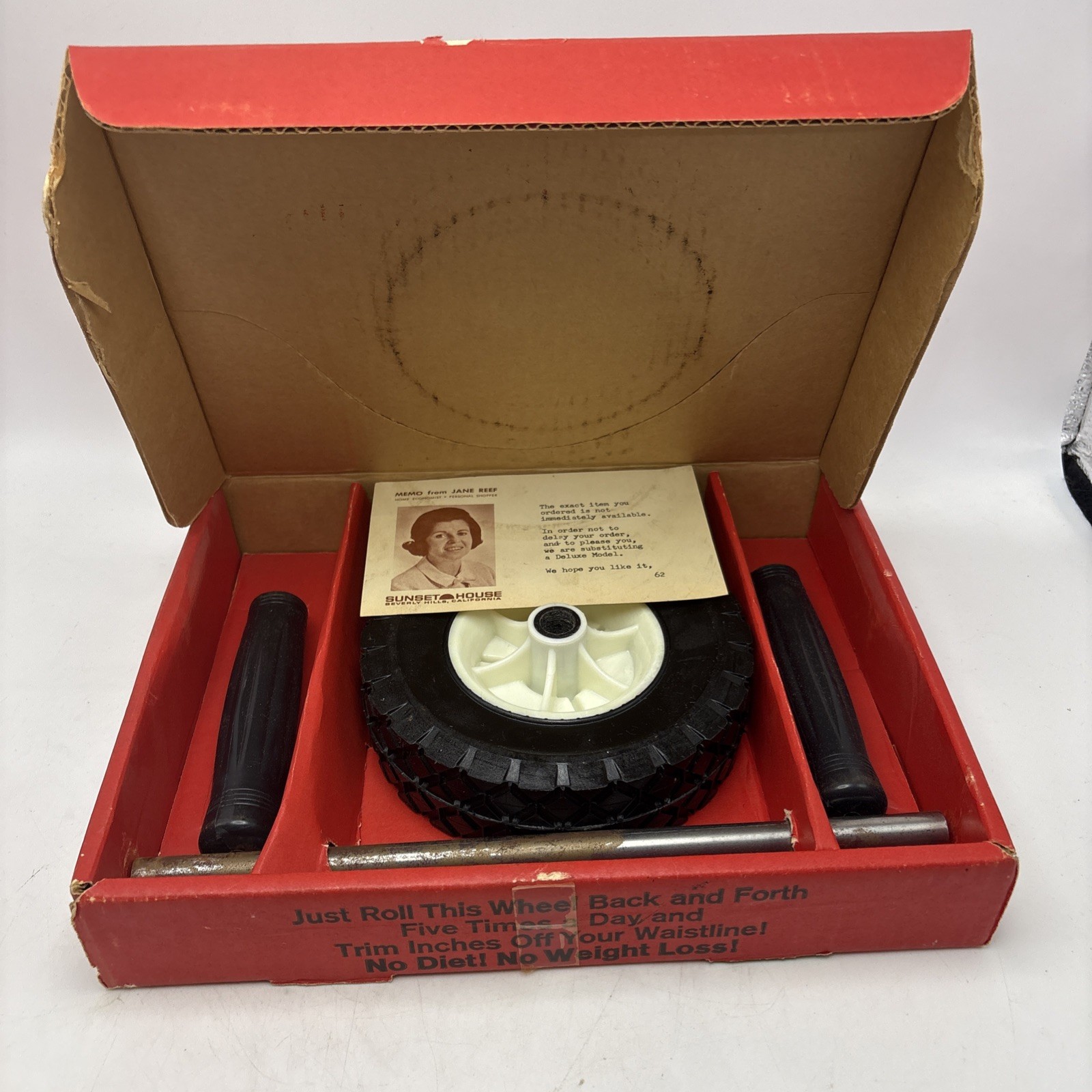 Vintage Slim Wheel Ab Roller