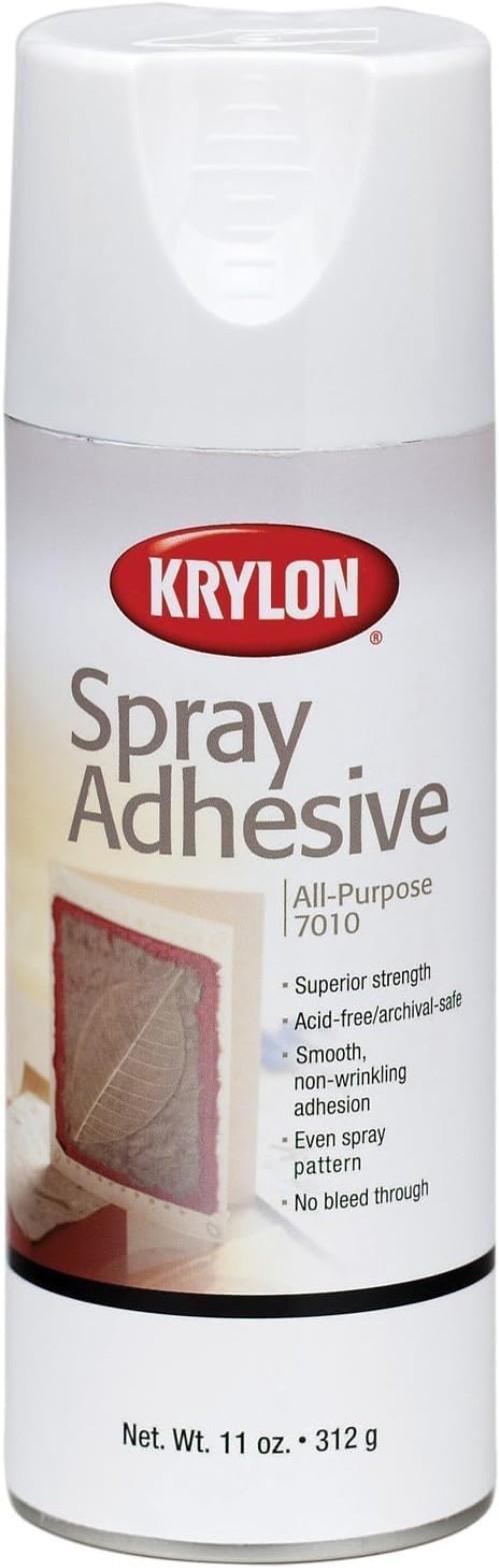 Versatile 11-Ounce Spray Adhesive - Acid-Free, Non-Yellowing for Art Projects