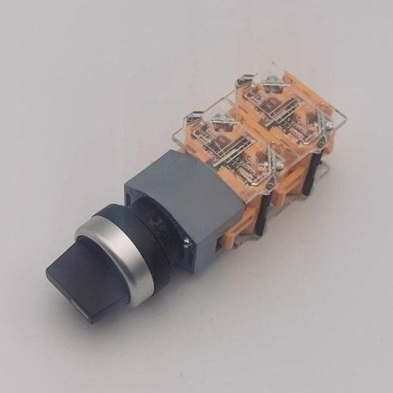 6PCS/Lot New LA39-B2-22XS/K APT Self Lock Pushbutton 3-Gear 2NO 2NC