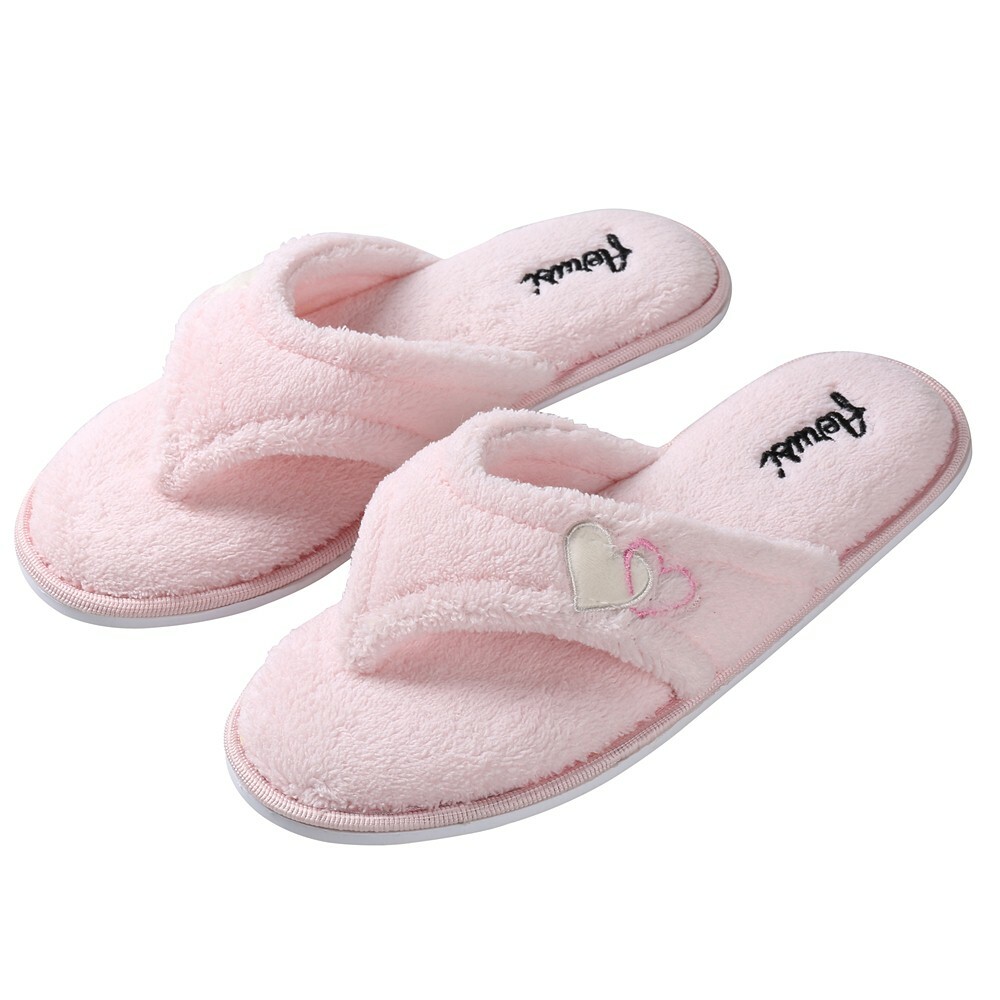 Aerusi Women's Splash Spa Plush Slipper, Pink, Size: 8