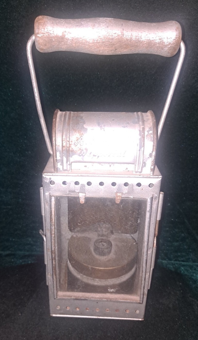 DR German World War II w/Bird Emblem - A Sartorius Carbide Railroad Lantern