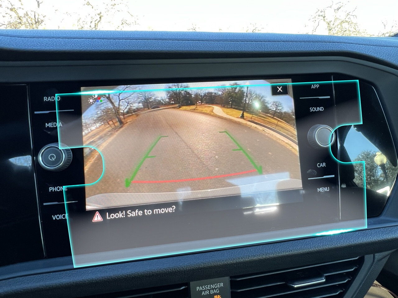 Crystal Clear Screen Protector for 2023 Volkswagen Jetta 8in Vehicle Navigation