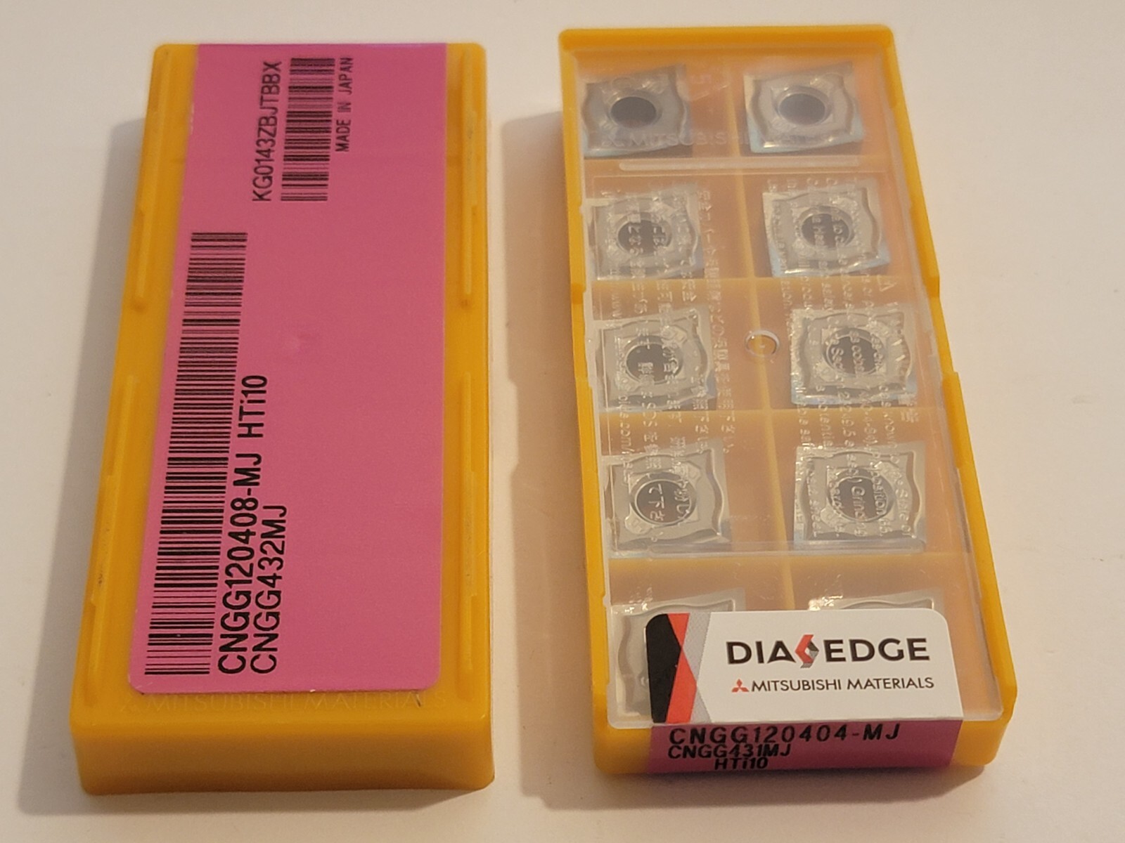 CNGG 431 MJ HTi10 MITSUBISHI *** 10 INSERTS ** genuine **