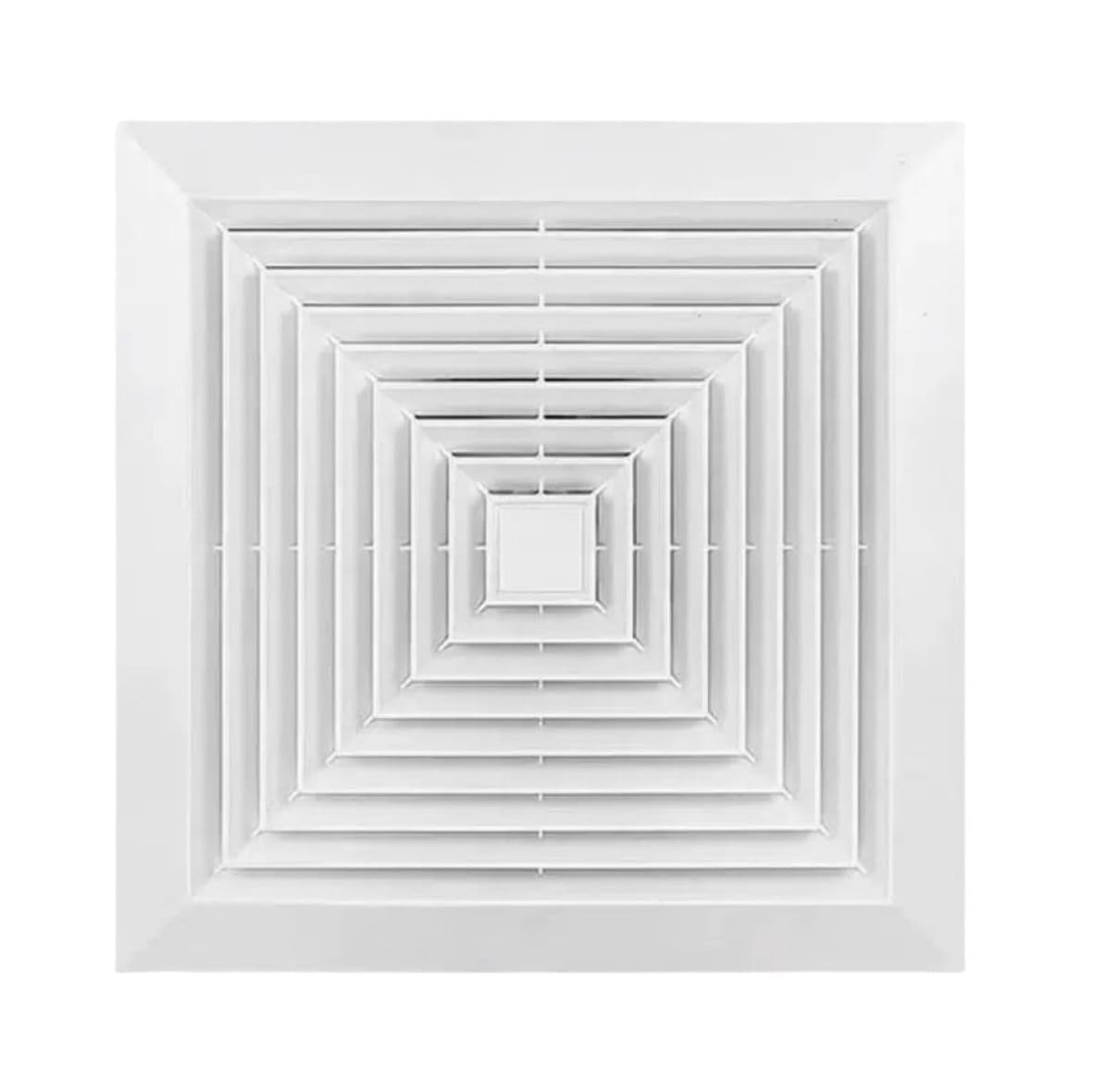 Piumeif 12x12 Bathroom Exhaust Fan Cover with Springs, Replacement Vent White