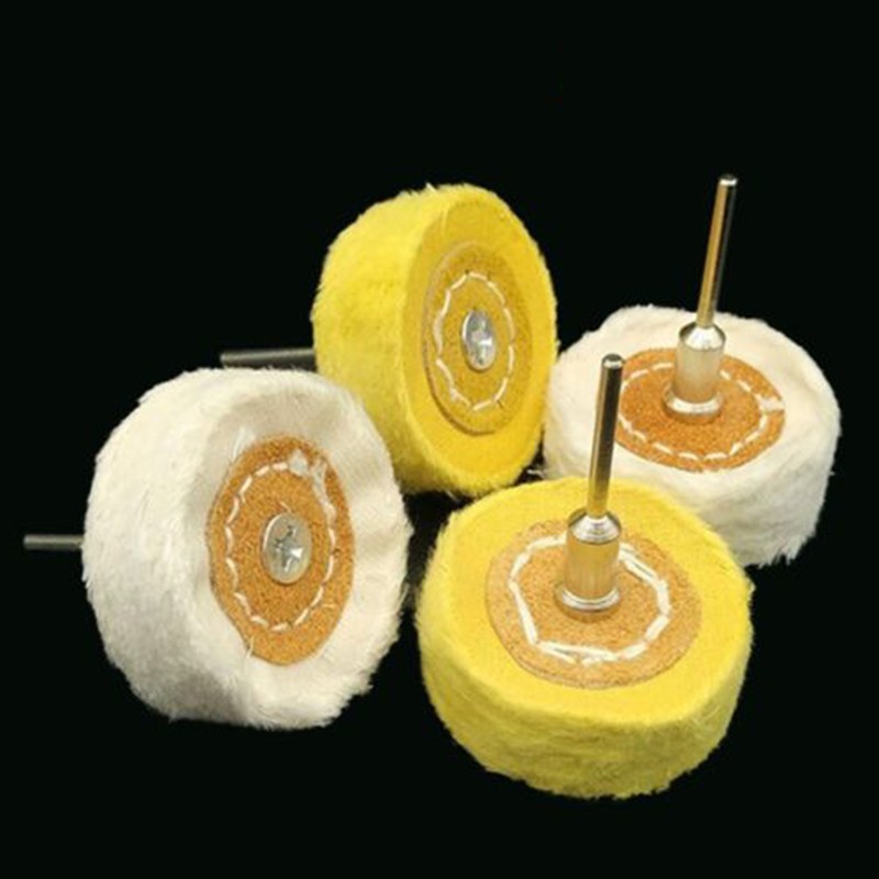 Polish Cloth Wheel Brush Head Grinder Shank Buffing Pad Rotary Tool Sheet New