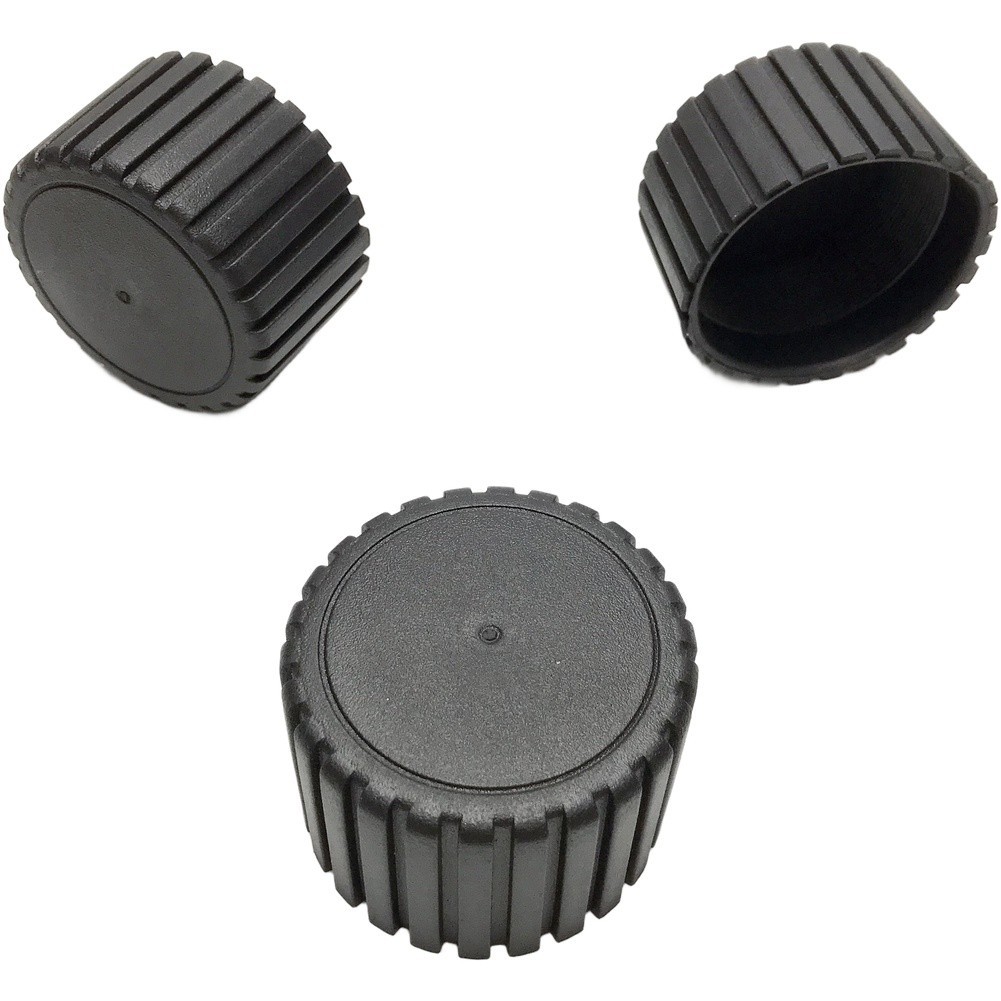 Round Tube Foot Covers Rubber for Gym Equipment Floor Protection 4 Pack