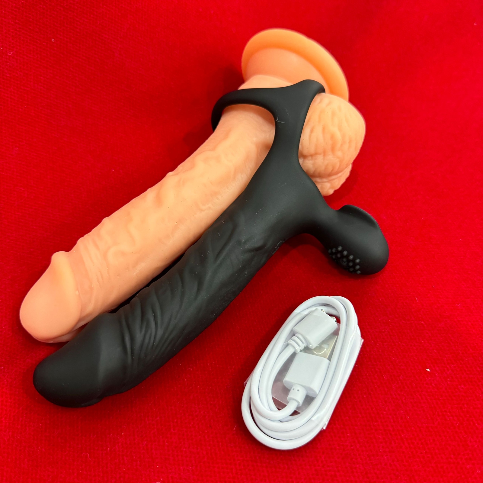 Strapless Strap on Dildo Vibrator Double Penetration G-spot Plug Anal Sex Toys