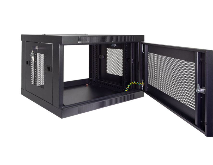 NavePoint 6U 450mm Depth Perforated Networking Server Cabinet 00301143 Open Box