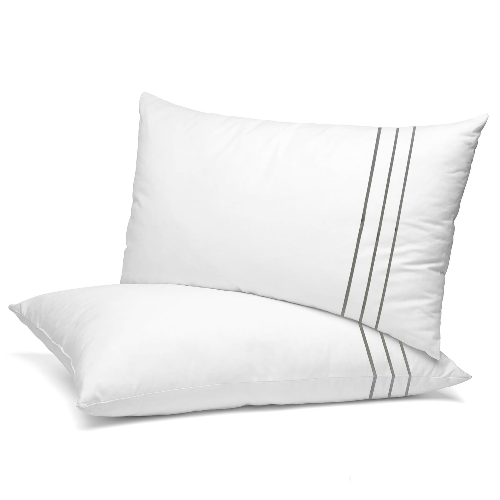 100% Cotton Pillow Case Standard Queen King Size 2 Pack 400TC OEKO-TEX Certified
