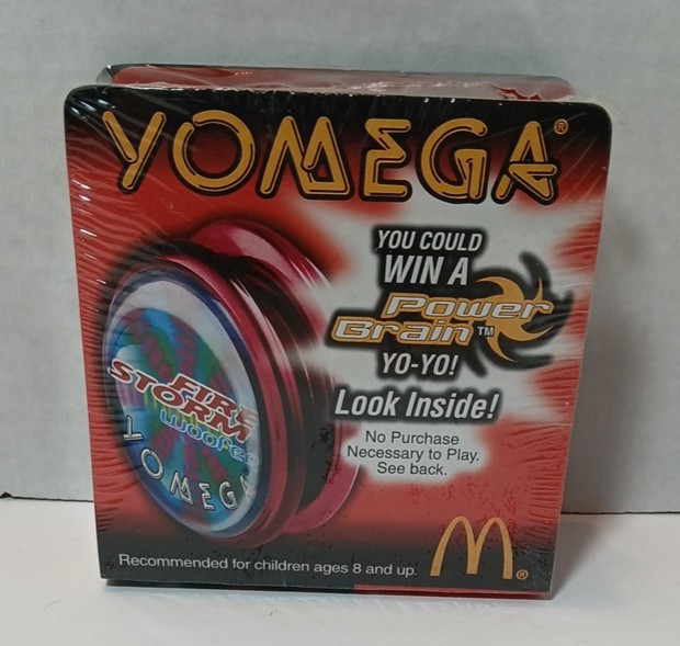 Yomega Yo-Yo McDonald's Red #5 FireStorm Vintage 2000 NEW SEALED