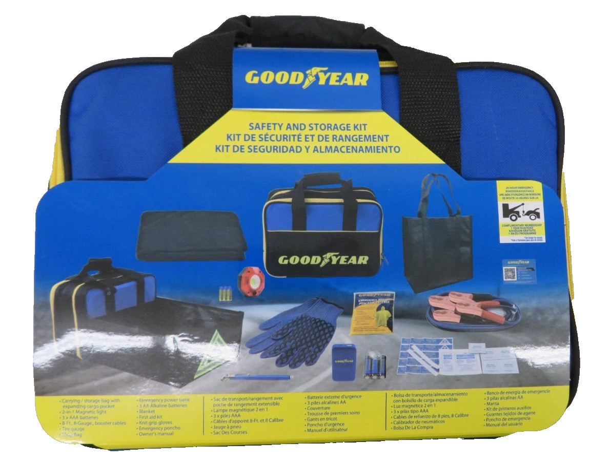 Goodyear Safety and Storage Kit 2 in 1 GY5011 Car Accessories for Women and Men
