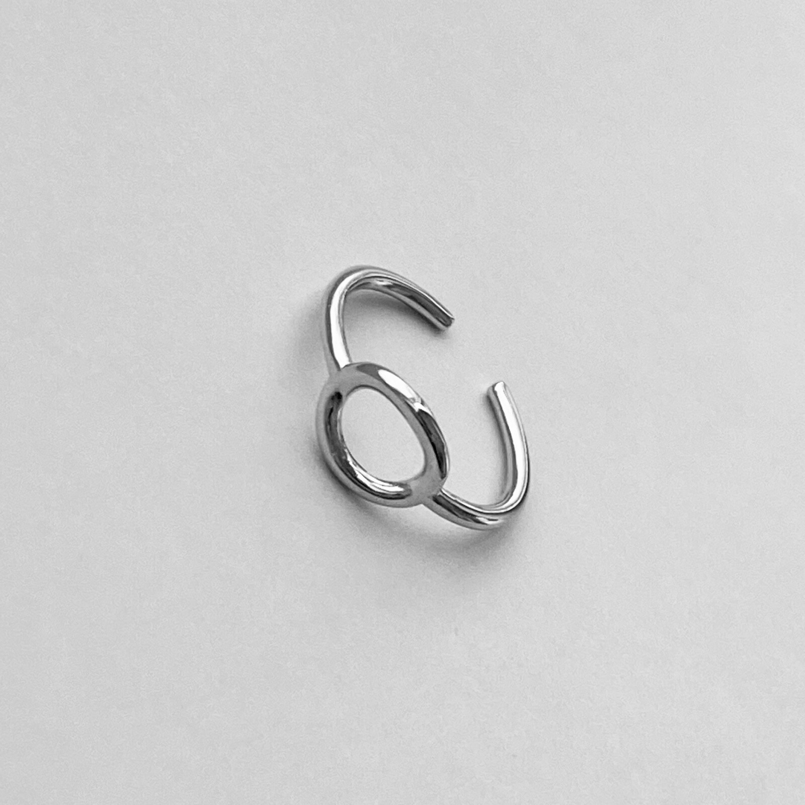 Sterling Silver Open Circle Toe Ring, Halo Ring, Silver Ring, Boho Ring