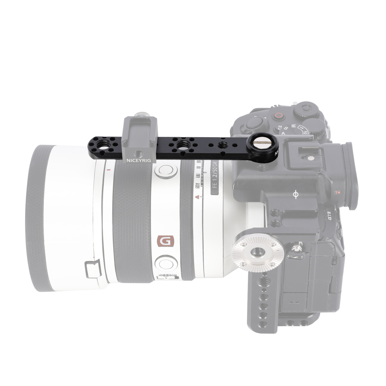 Niceyrig Nato Rail with 1/4 & 3/8 Arri Locating Mounting Points