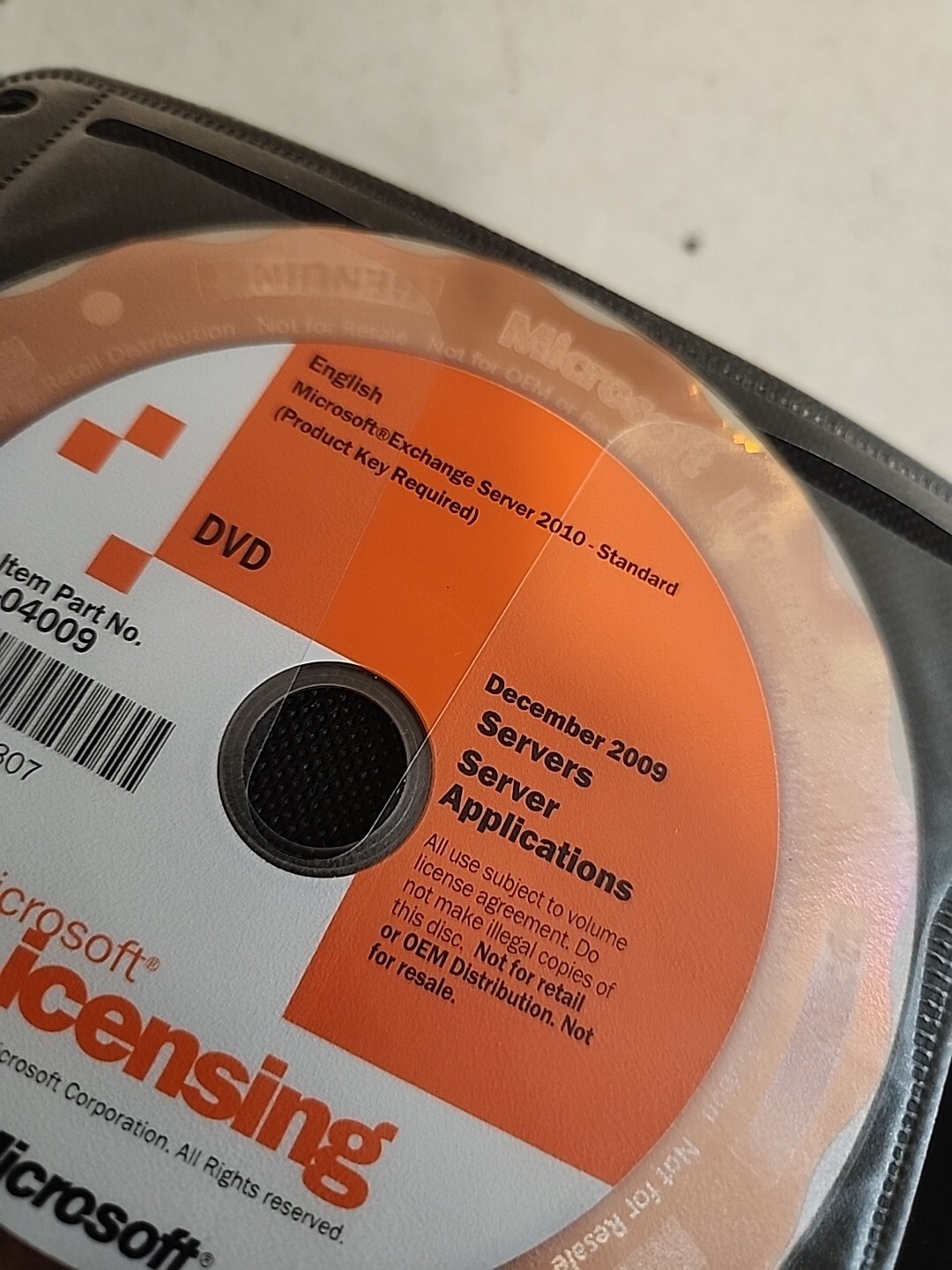 Microsoft Volume Licensing Software Lot Of 36: Servers: Exchange SQL 2003-2010
