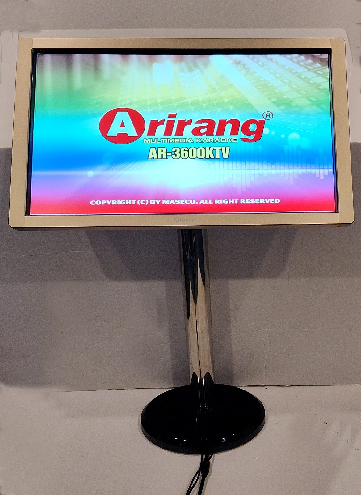 Arirang Korean Karaoke Touchscreen KTV Machine – 22" Hard Disk System w/ Chrome
