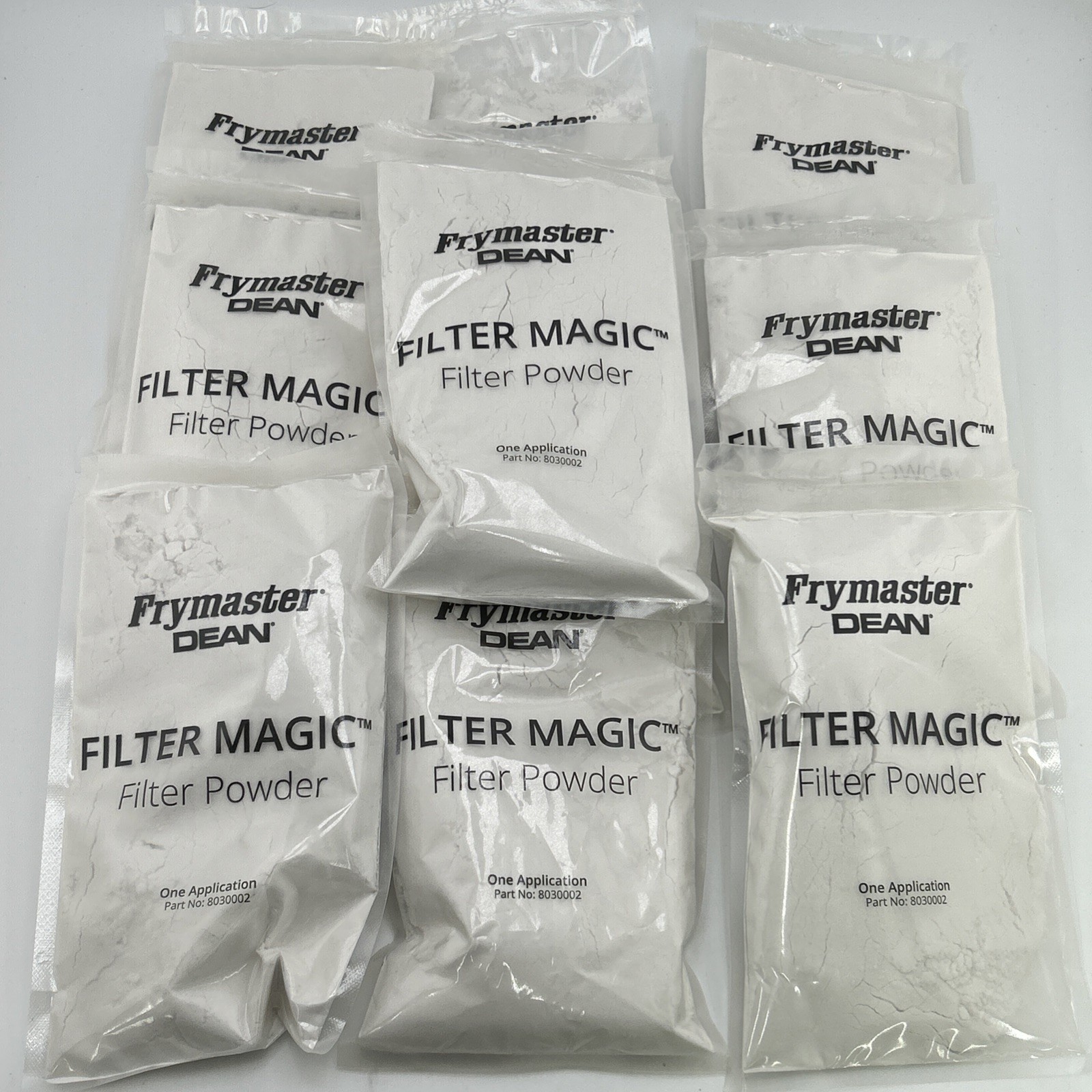 x10 Pack Frymaster Dean Filter Magic Fryer Oil Filter Powder