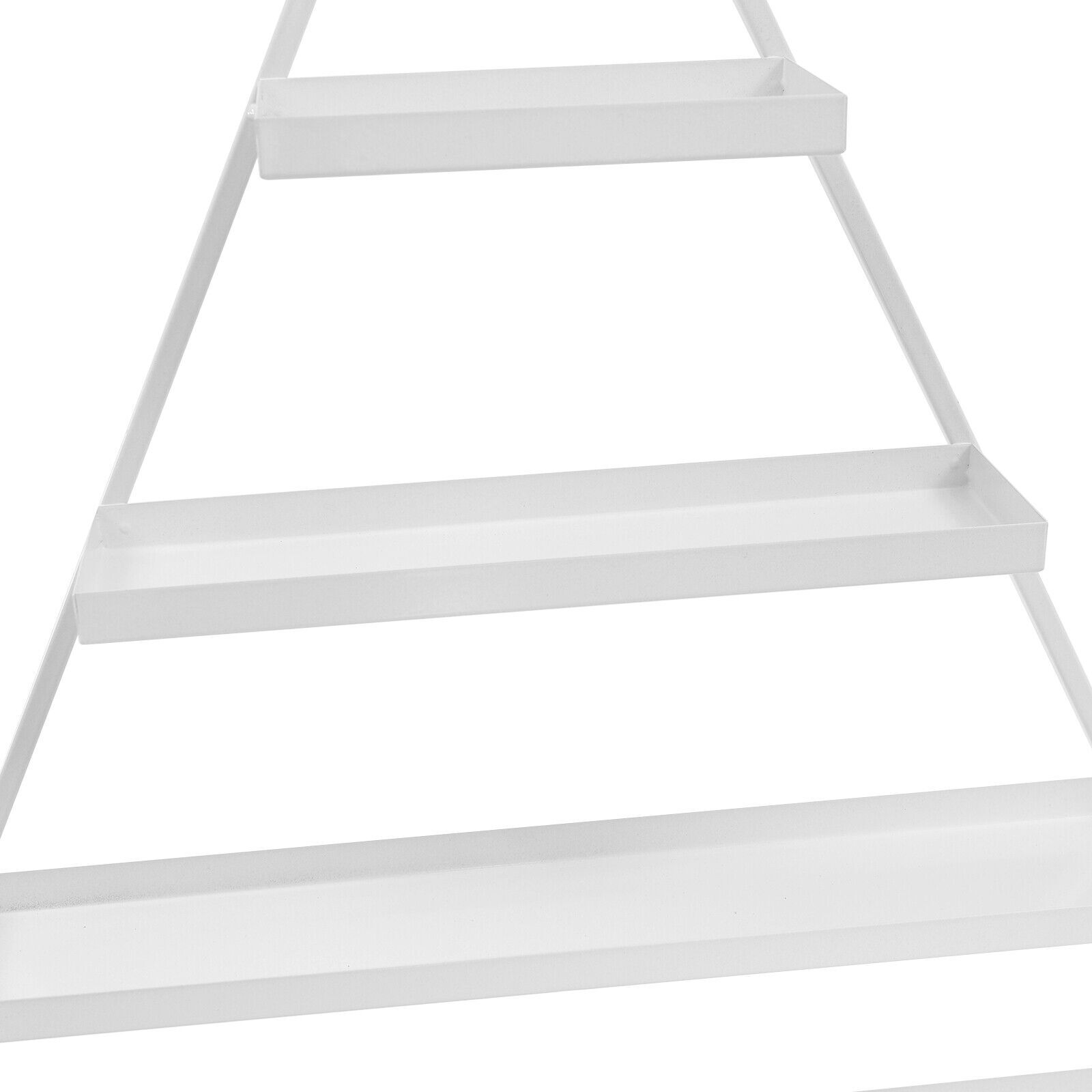 5-Tier Triangular Wall-Mounted Nail Polish Display Rack - 3 Pieces