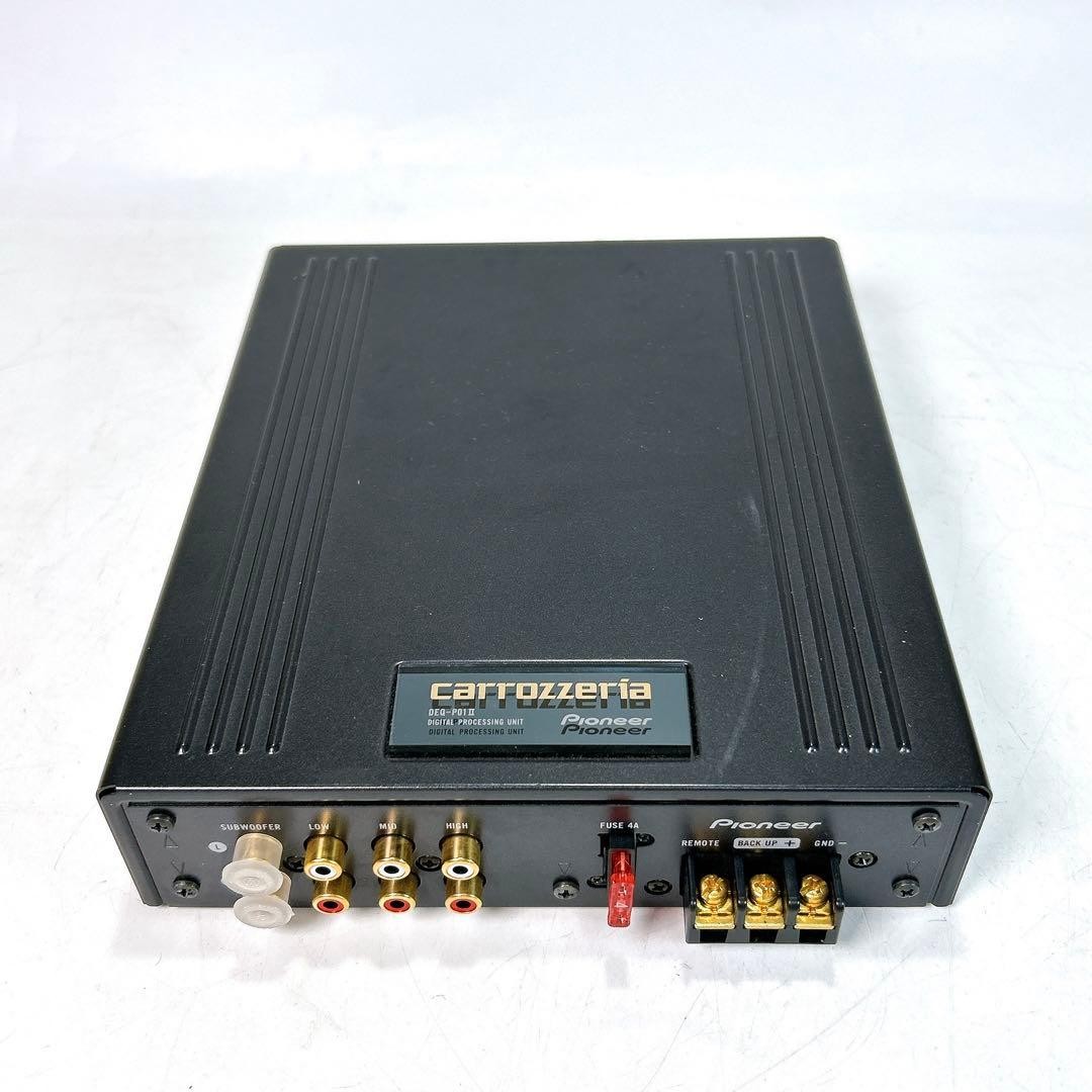 Carrozzeria DEQ-P01 II Digital Signal Processor DSP Unit Black Tested Working