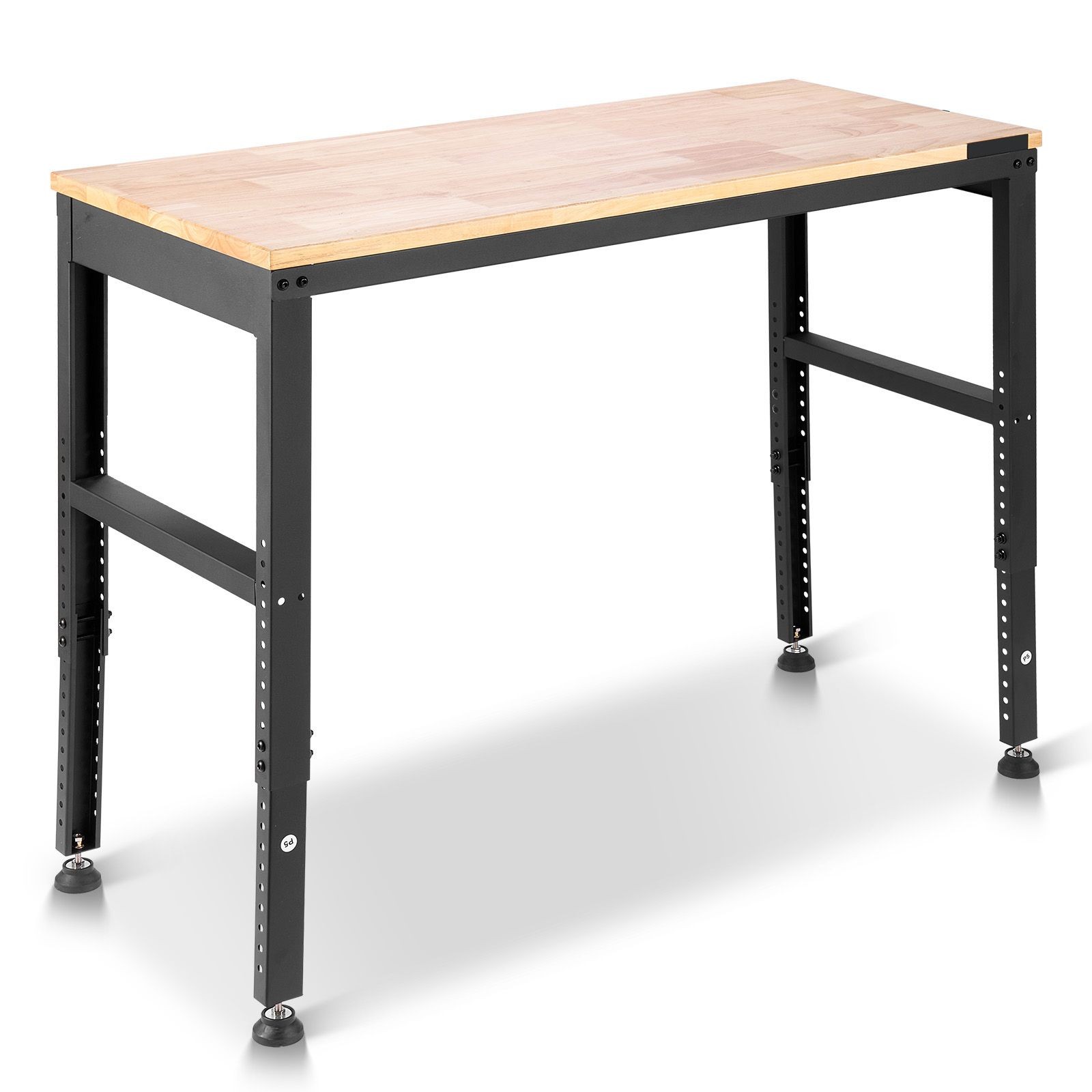 48x20in Adjustable Workbench 2000lb Cap with Power Outlets