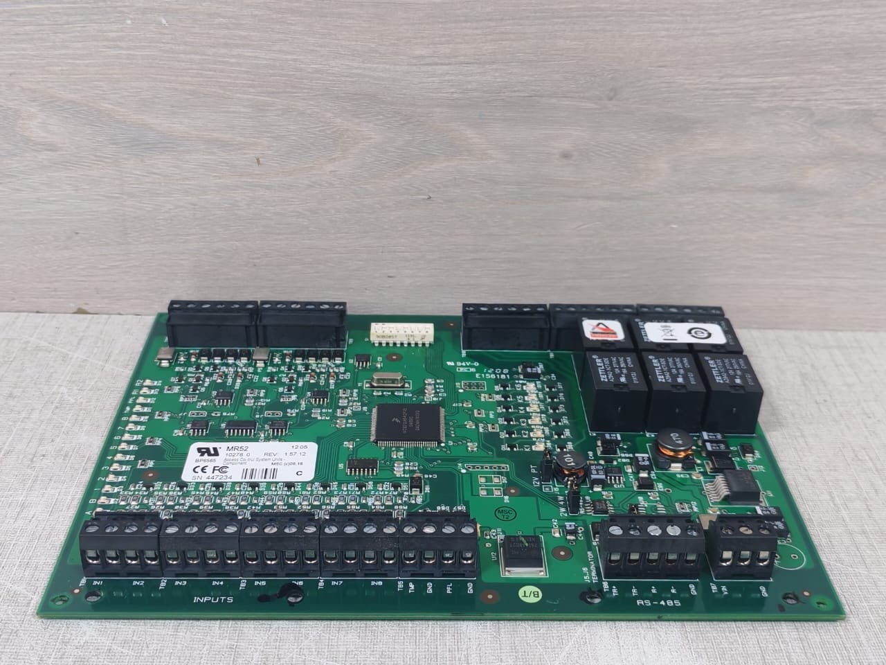 Mercury MR52 10278 0 REV 1.57.12 Dual-Card Reader Interface Panel-new