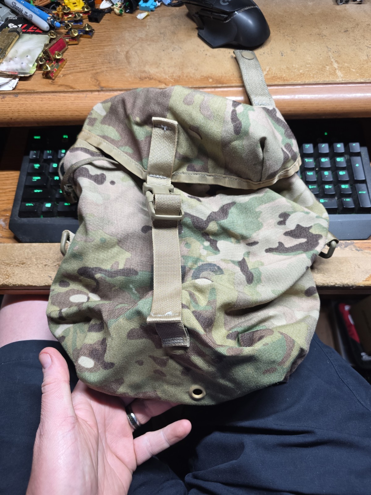 US Army Multicam OCP Sustainment Pouch For Military Large Rucksack