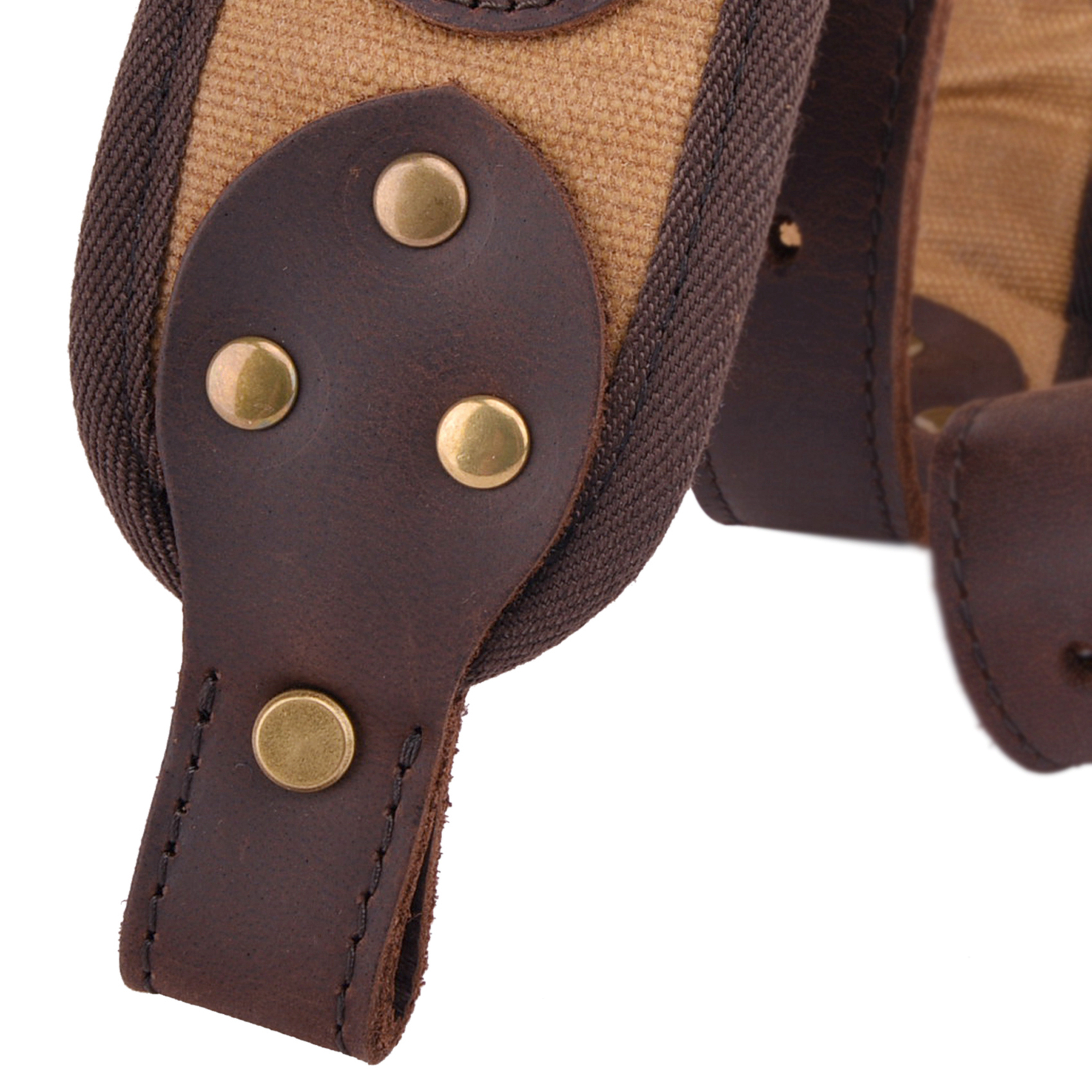Leather Canvas Rifle Sling Shotgun Shell Slots Straps For .30/30 .308 12GA .22LR