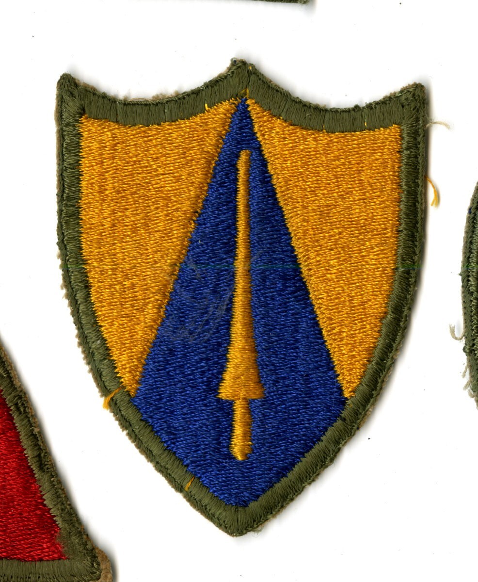 65th Cavalry Division White Back Patch WWII Vintage Detroit Michigan Midwest