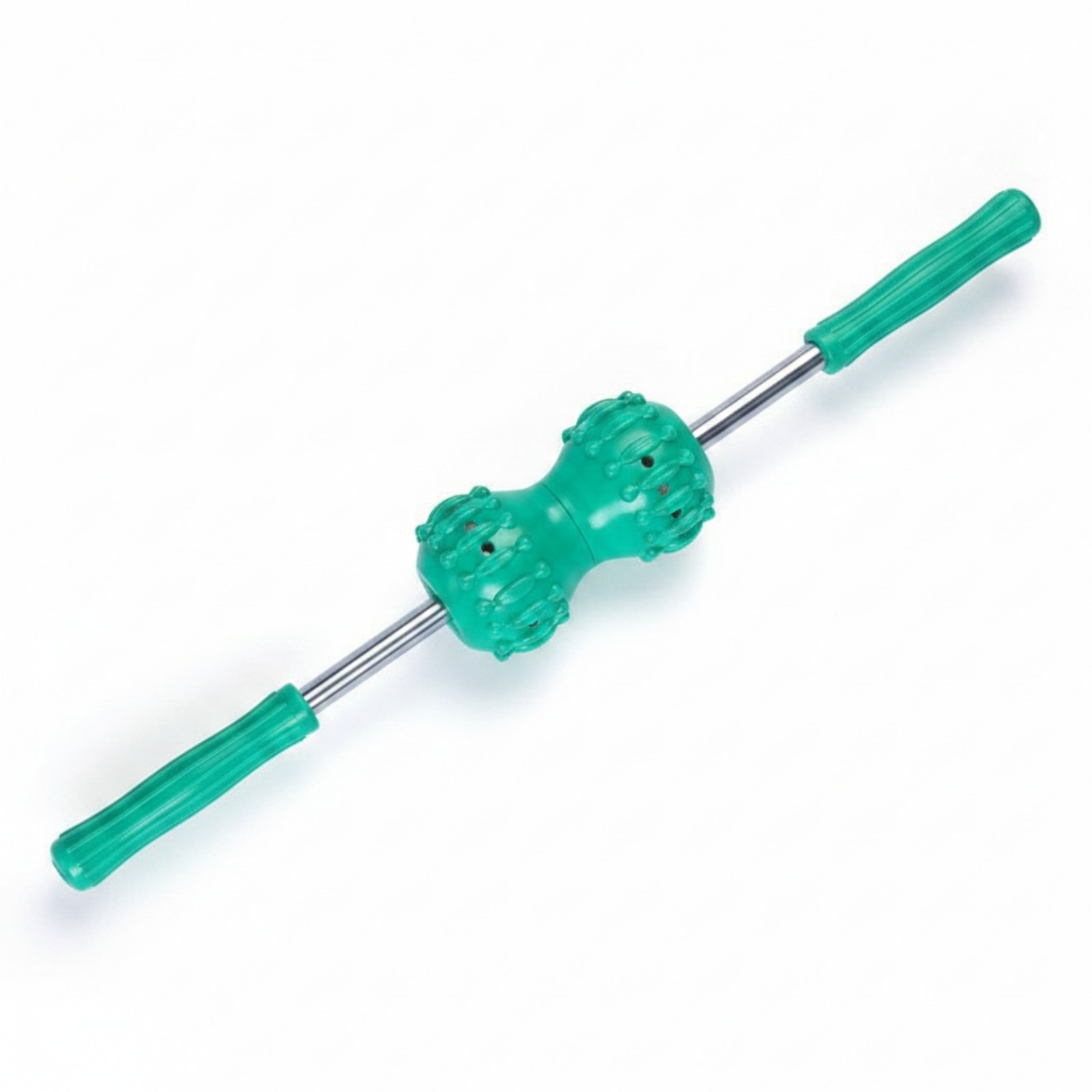 Back Massage Stick Multi-Head Roller Massager with Double-Ball Heads Non-Slip