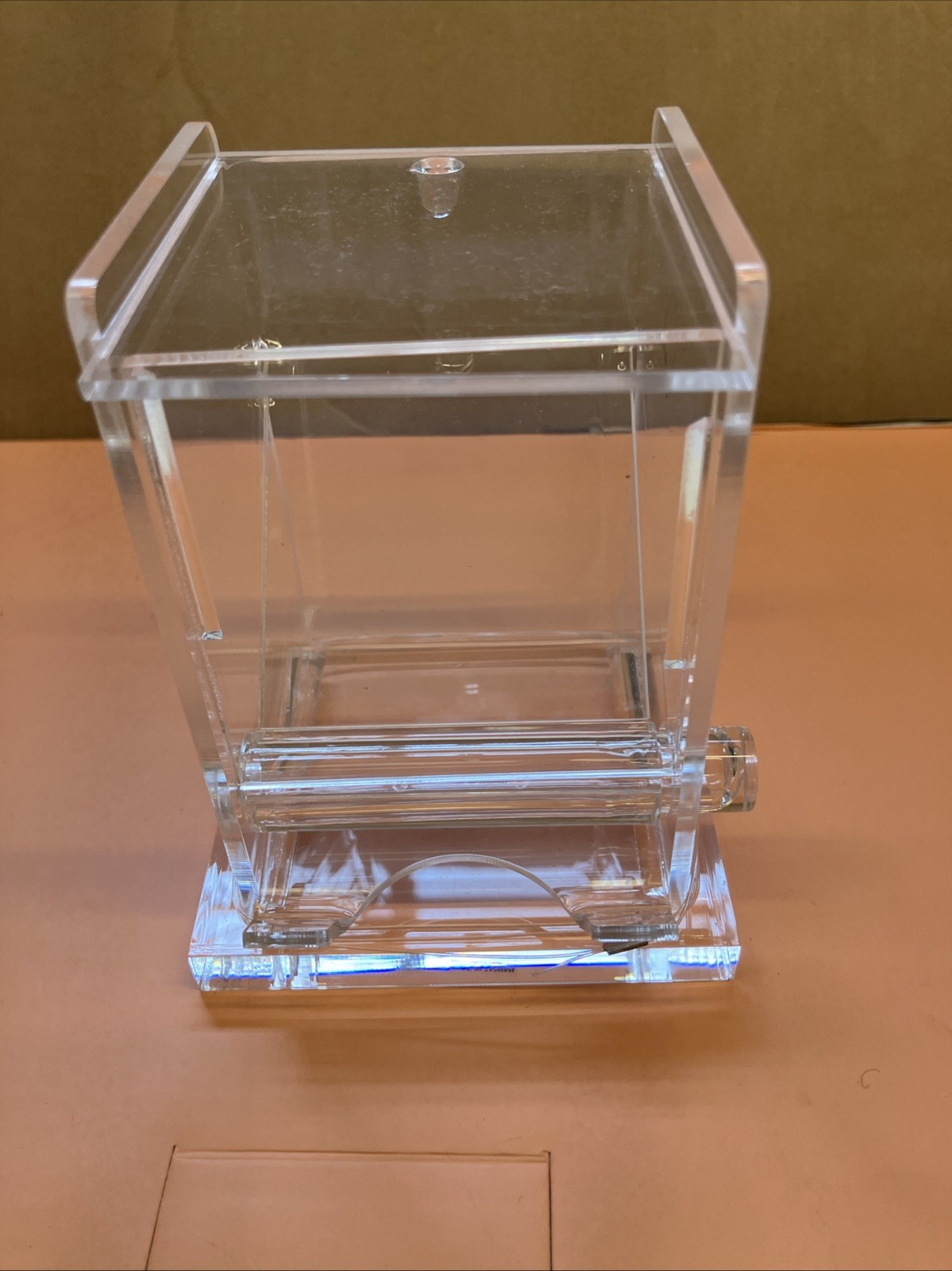 Restaurant Toothpick Dispenser Clear Countertop Holder for Foodservice