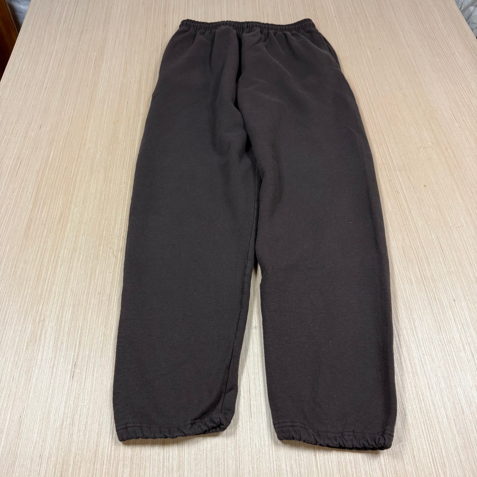 vintage 90s Fruit of the Loom Baggy Brown Sweatpants Large Joggers y2k