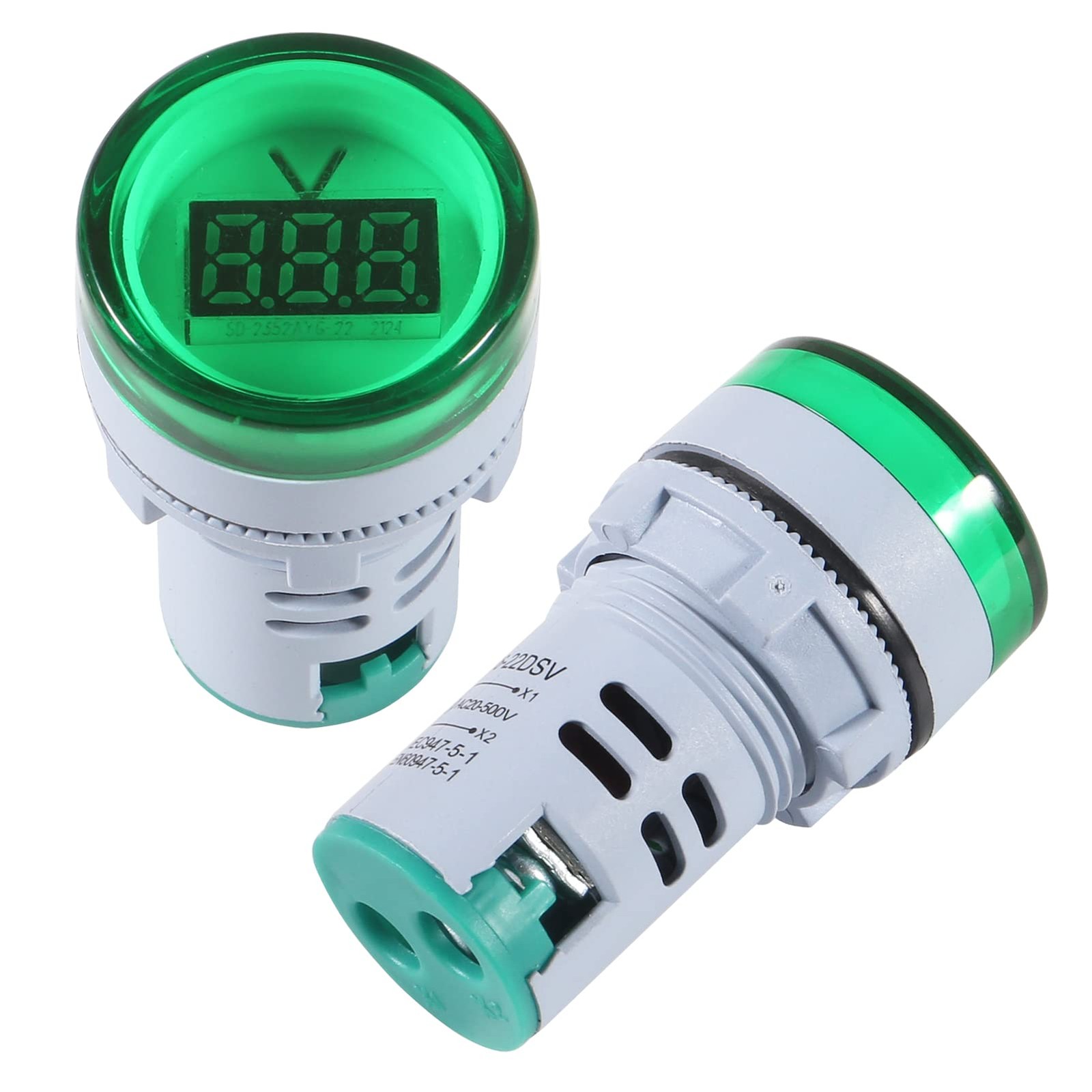 5pcs Digital Dc Voltmeter Led Display Voltage Voltmeter Ac 20500v Voltage Meter