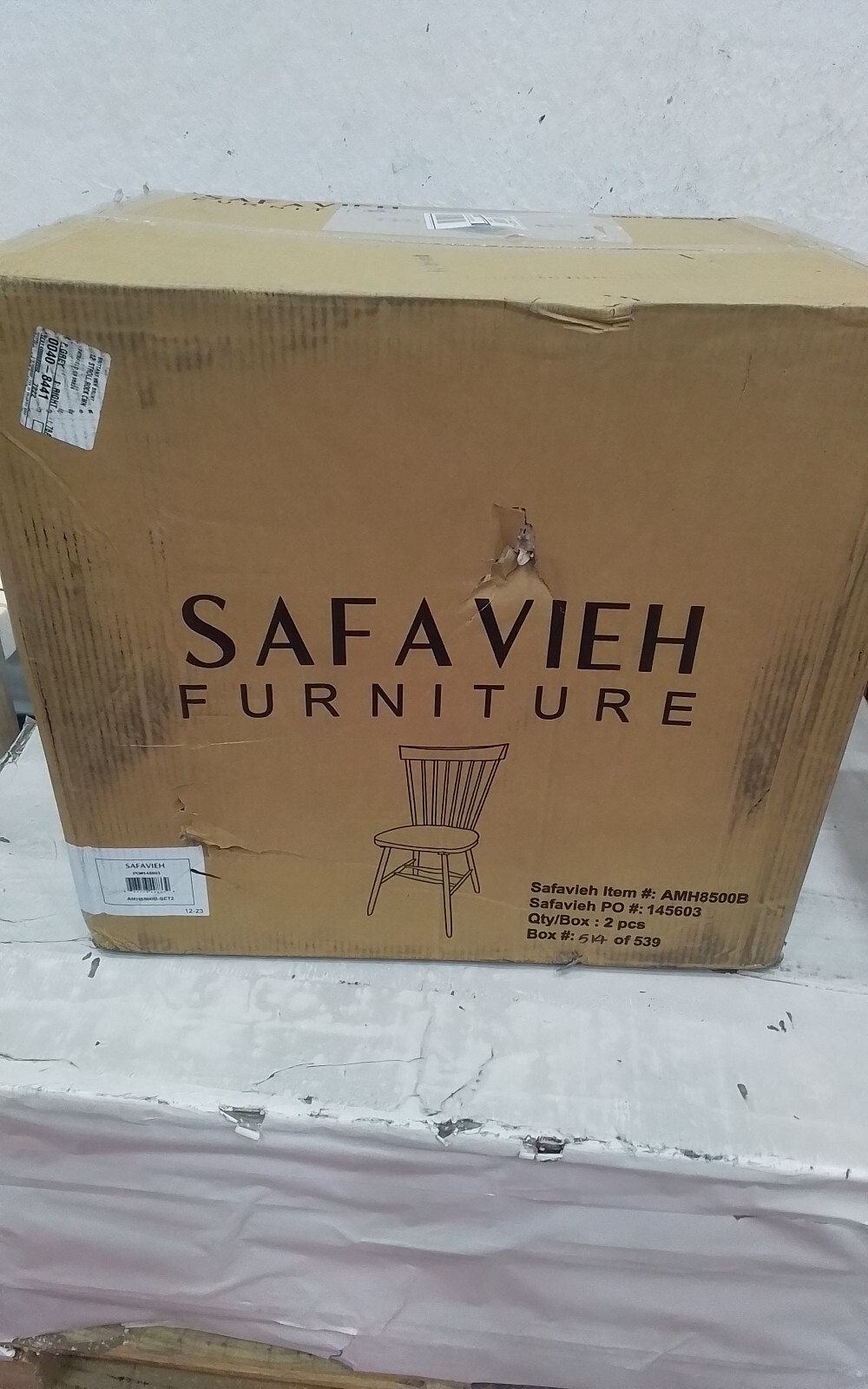 Safavieh PARKER SPINDEL SIDE CHAIR, Reduced Price 2172734683 AMH8500B