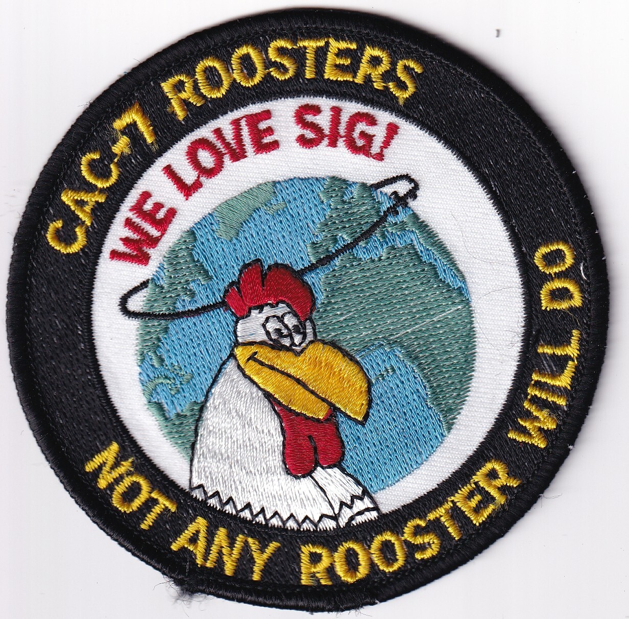 CAC-7 Roosters We Love Sig! Foghorn Leghorn patch US Navy Aviation USN
